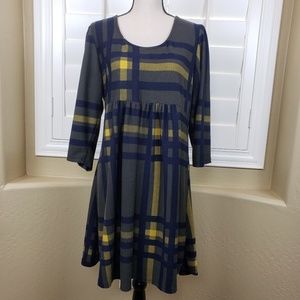 REBORN Plaid Dress